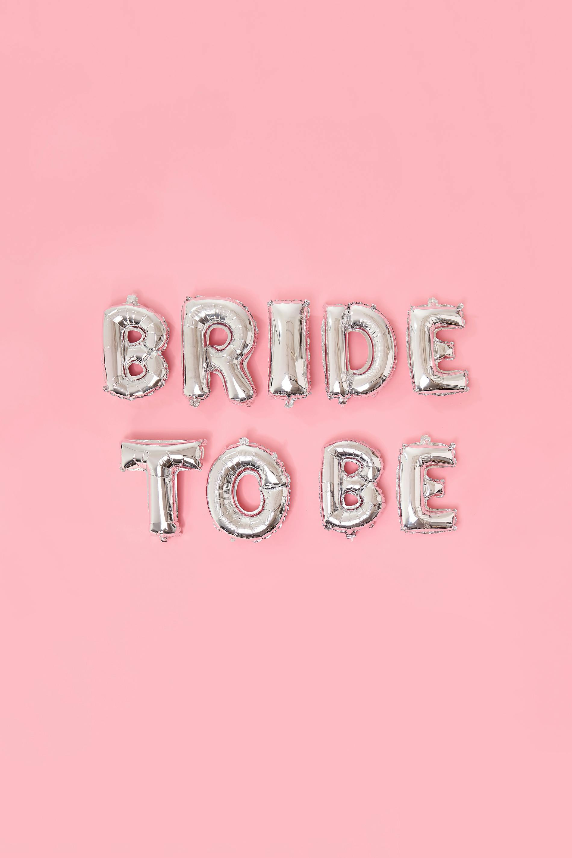 Bride to be balloon letter