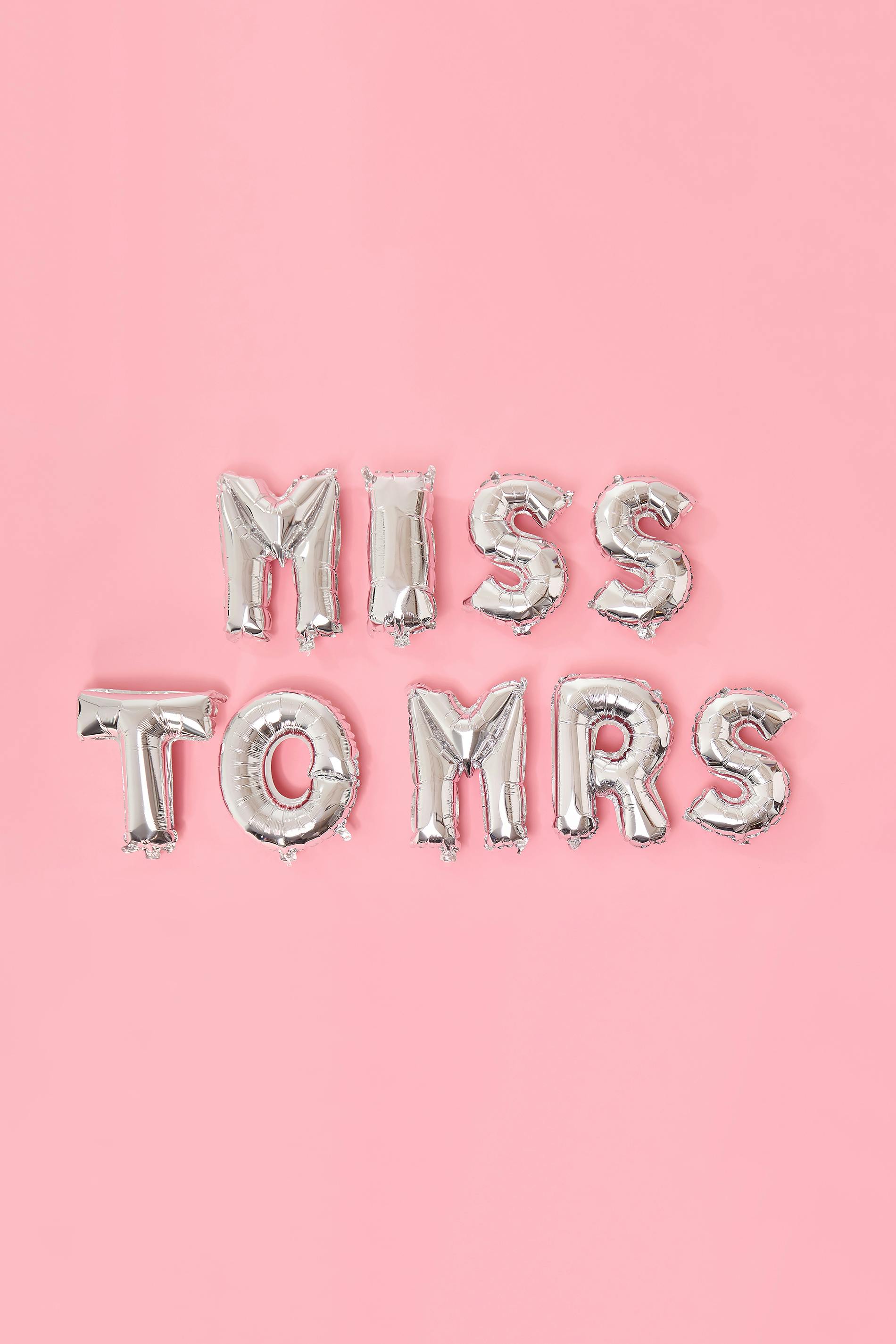 Miss to mrs balloon letter
