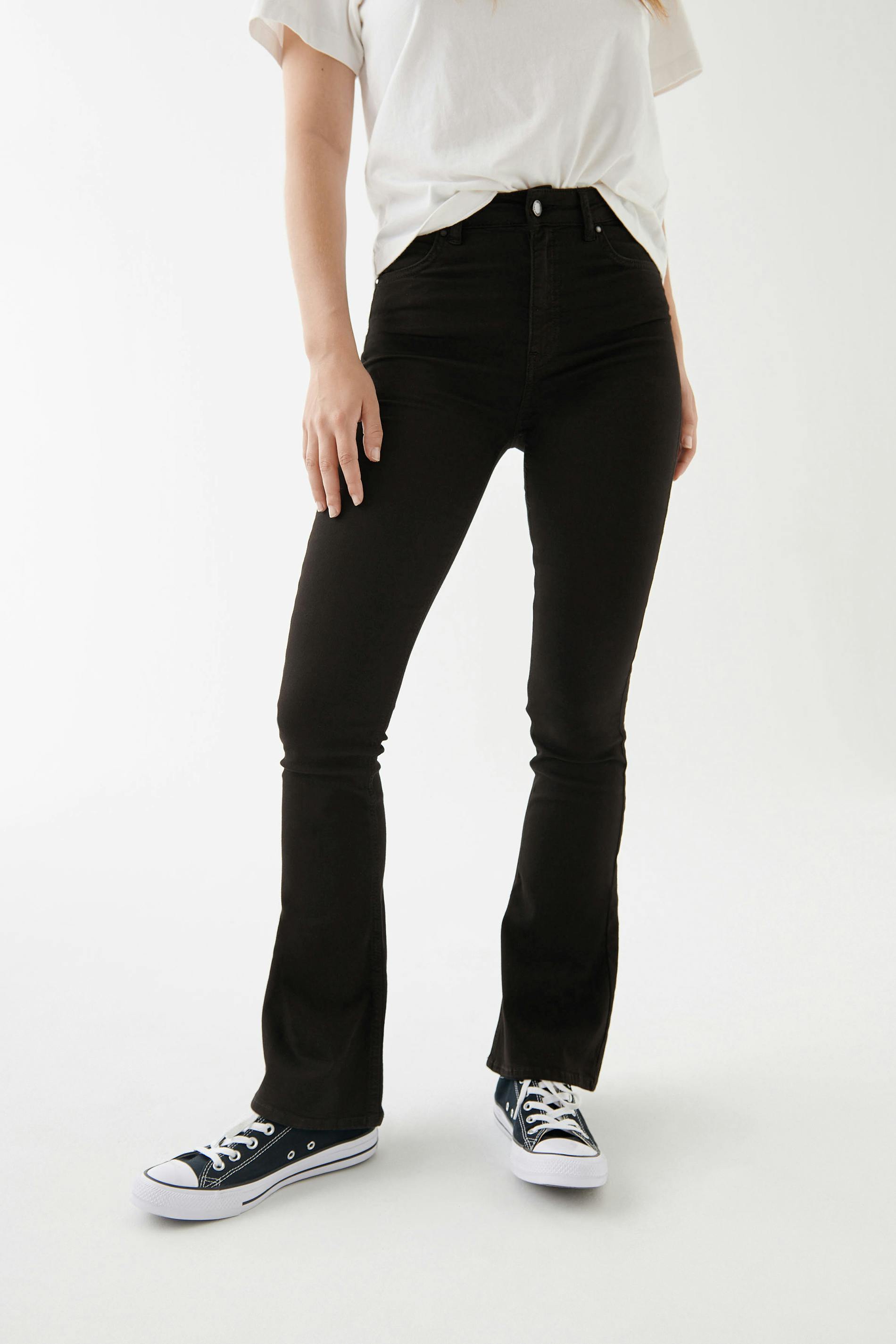 black trouser jeans