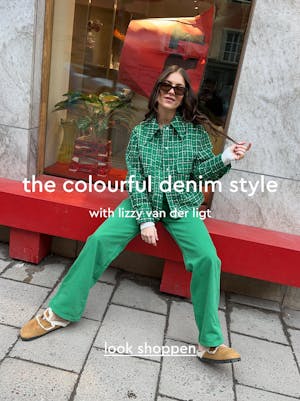the colourful denim style