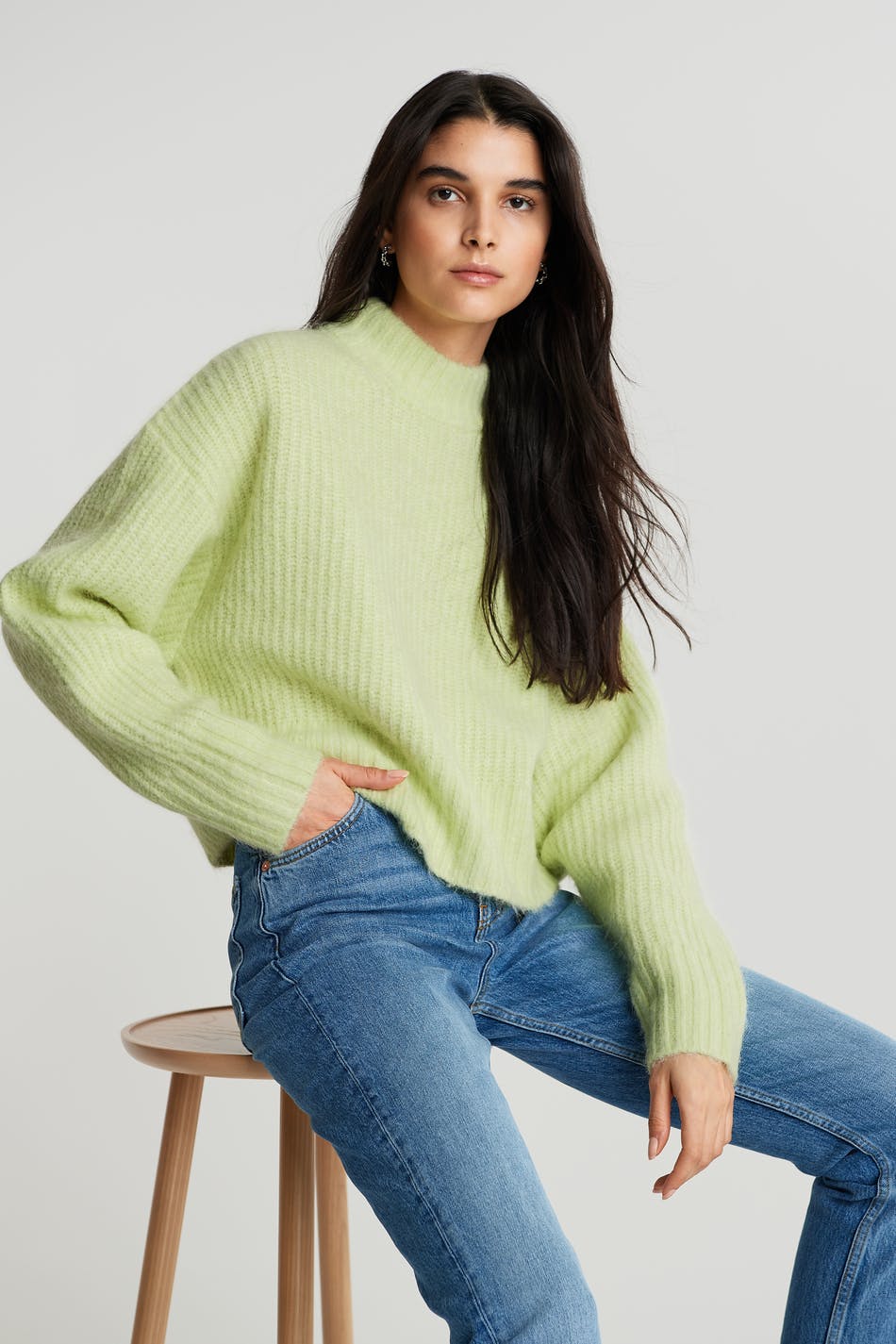 Finde sig i dræne ordlyd Kira knitted sweater - striktrøjer - Gina Tricot