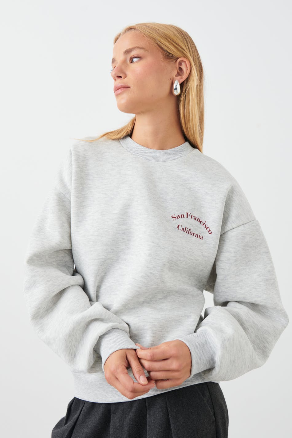 Printed sweater