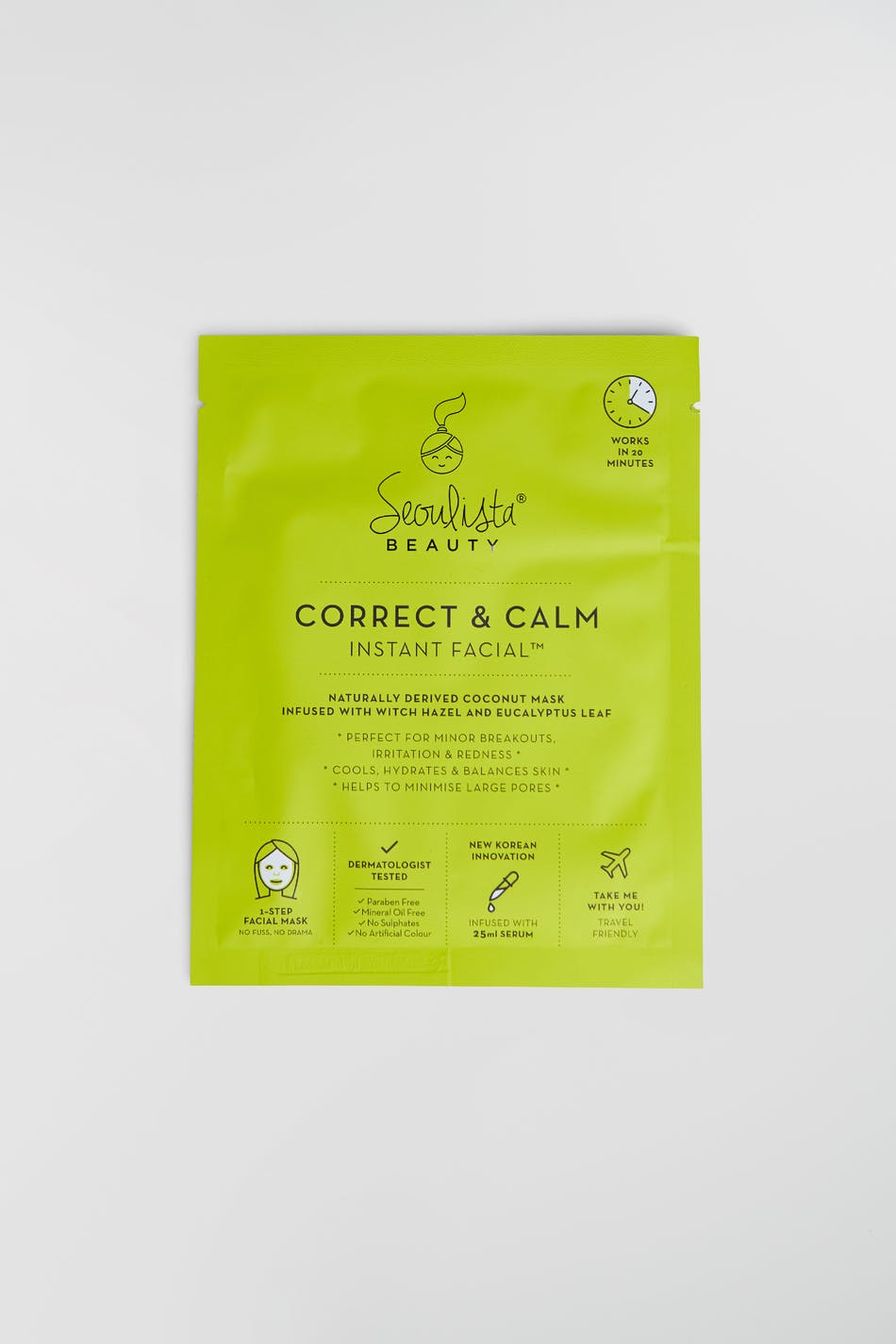 Correct & Calm instant face mask