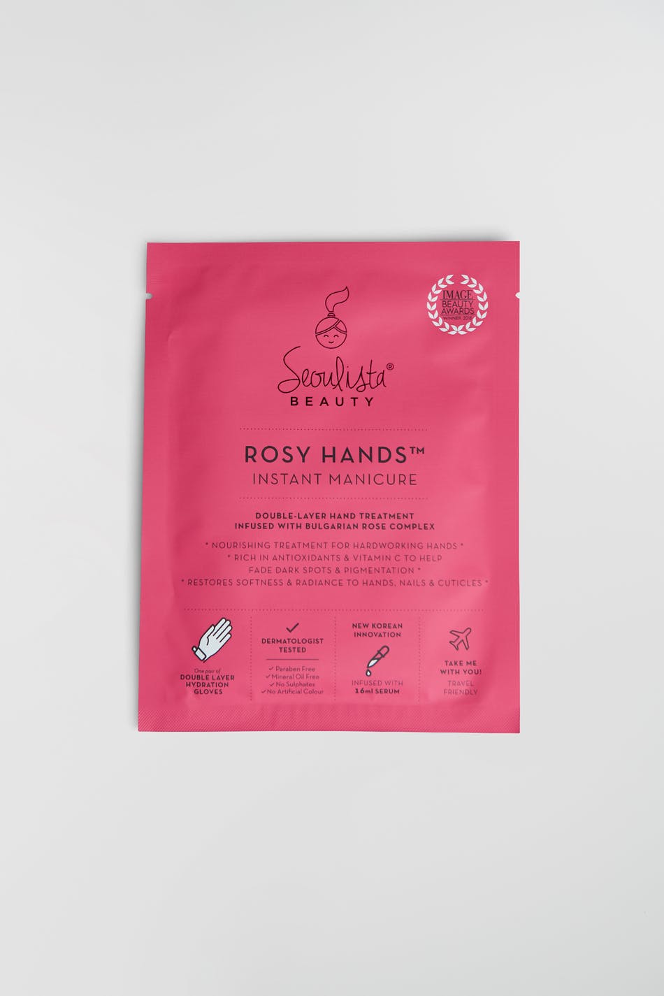 Rosy hands instant manicure