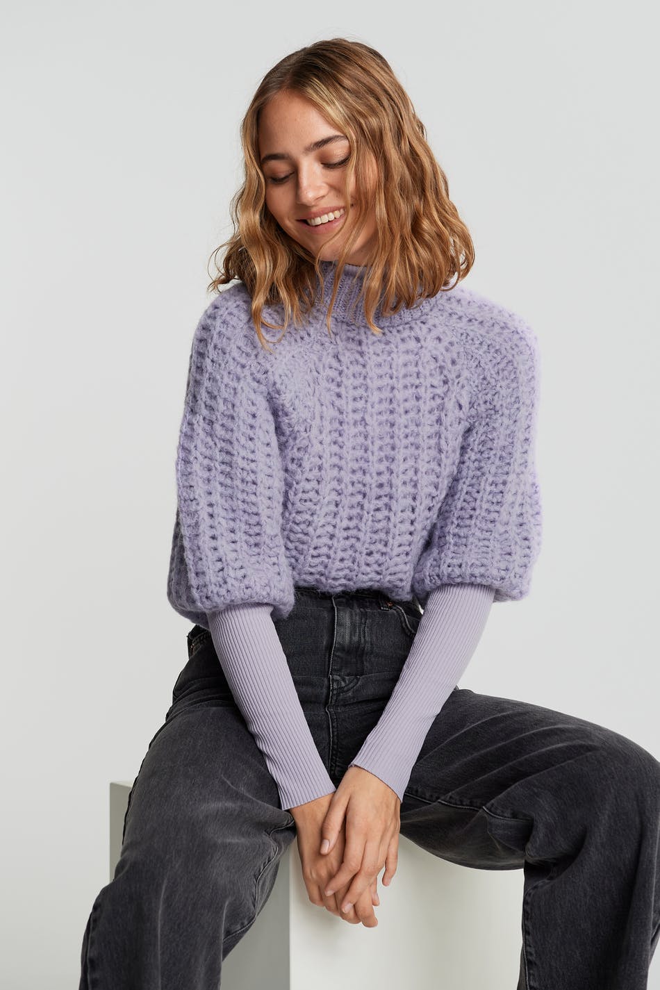 knitted sweater - Gina Tricot