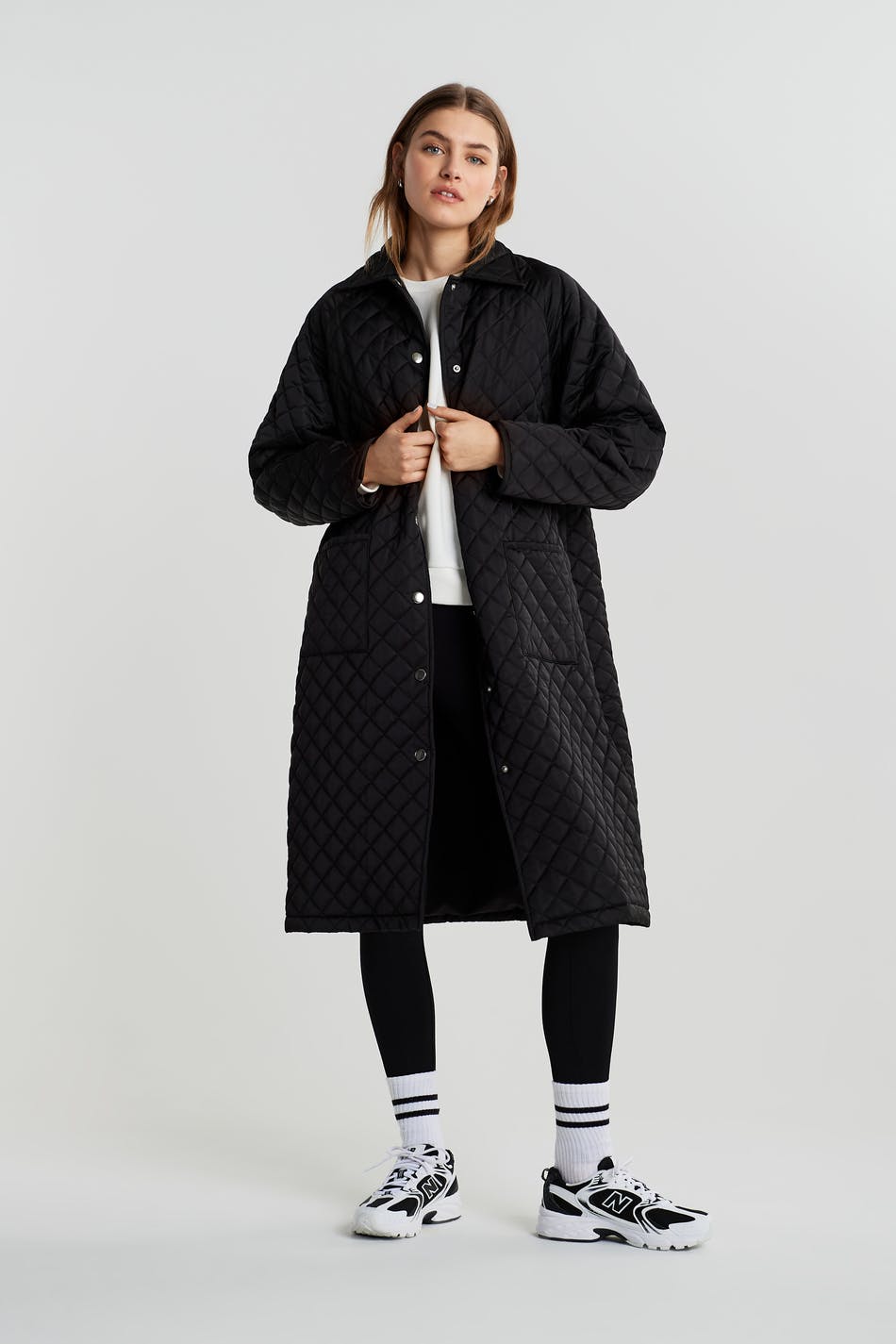 Yamuna quilted coat