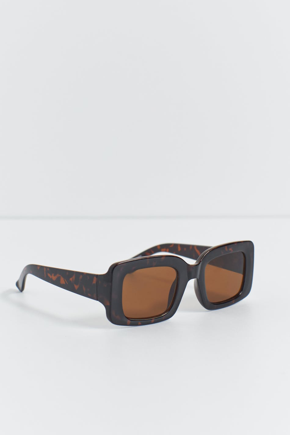 Buy Basik Eyewear - Extremely Dark X Large Oversized Flat Top Rectangular  UV400 Sunglasses (Matte Black, 5.7 in. (146 mm)) at