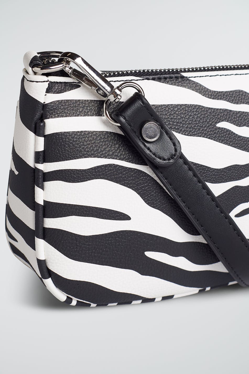 topshop zebra bag