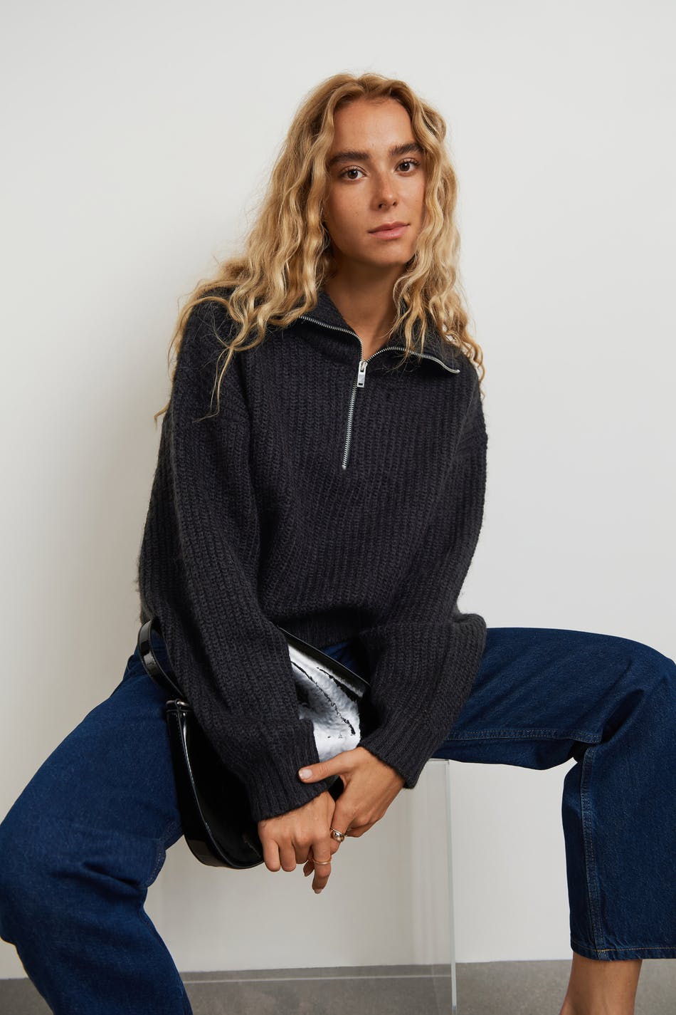 Leslie knitted sweater