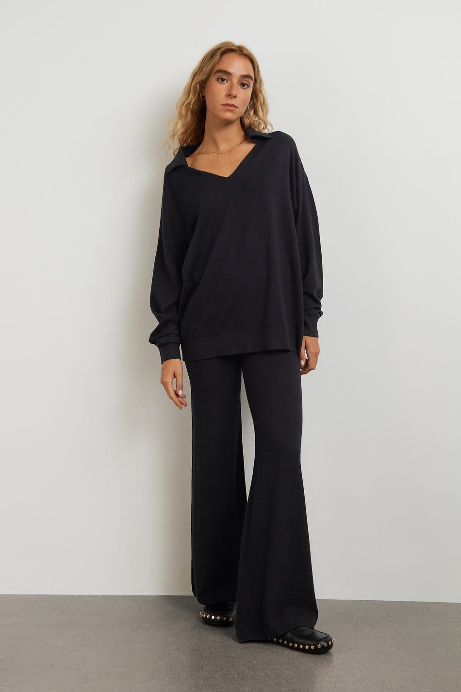 Alma knitted trousers, Gina Tricot