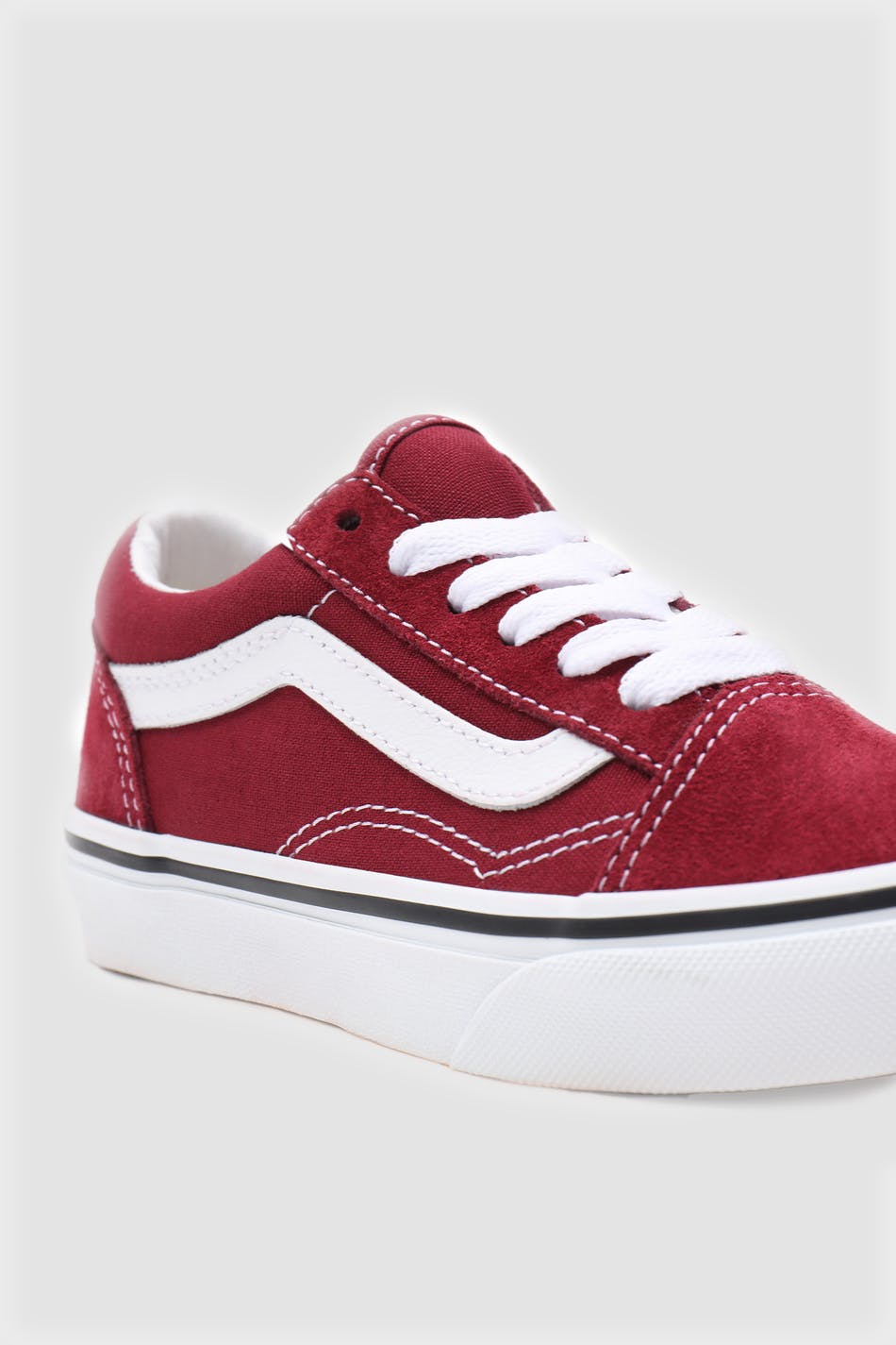 old Gina - Tricot Red skool sneakers Jn -
