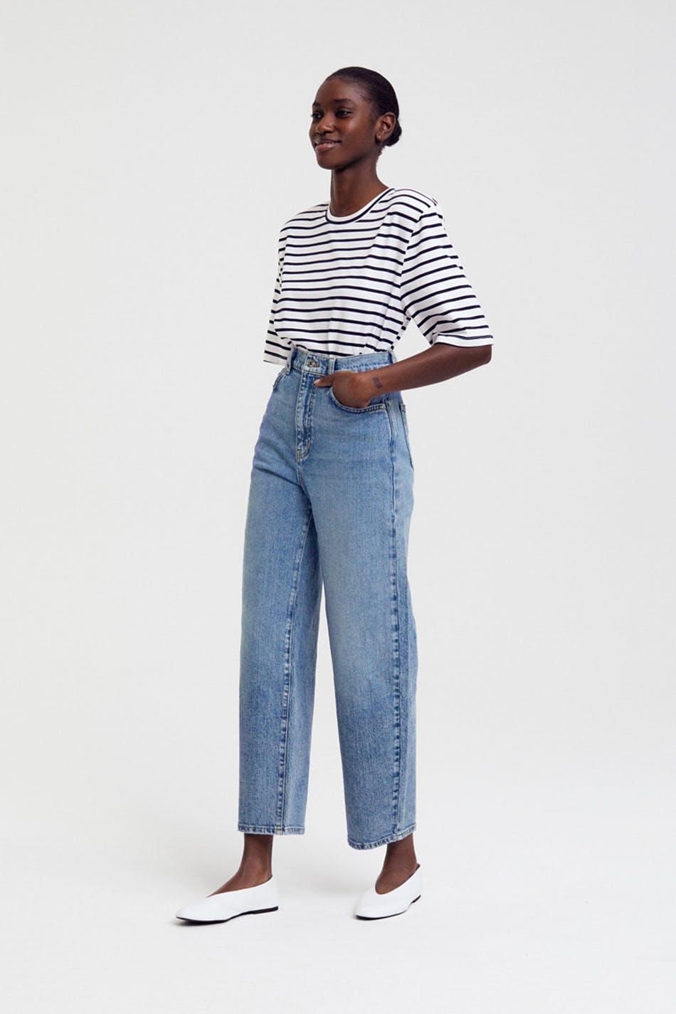 Comfy tall straight jeans