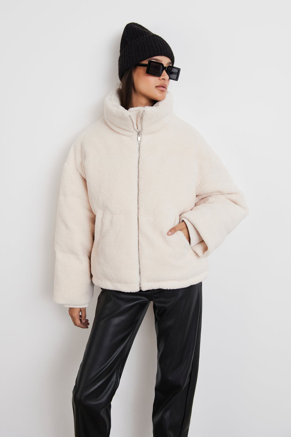 Teddy puffer jacket, Gina Tricot