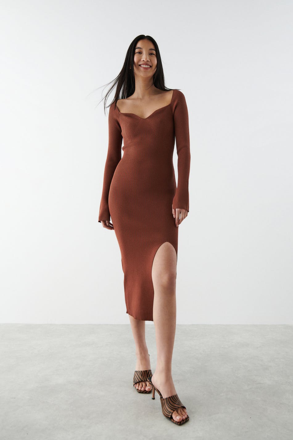 Fiona knitted dress, Gina Tricot