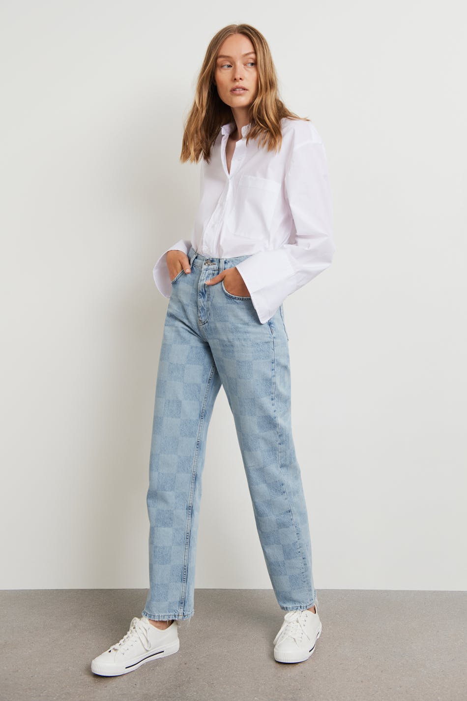 Chess straight jeans