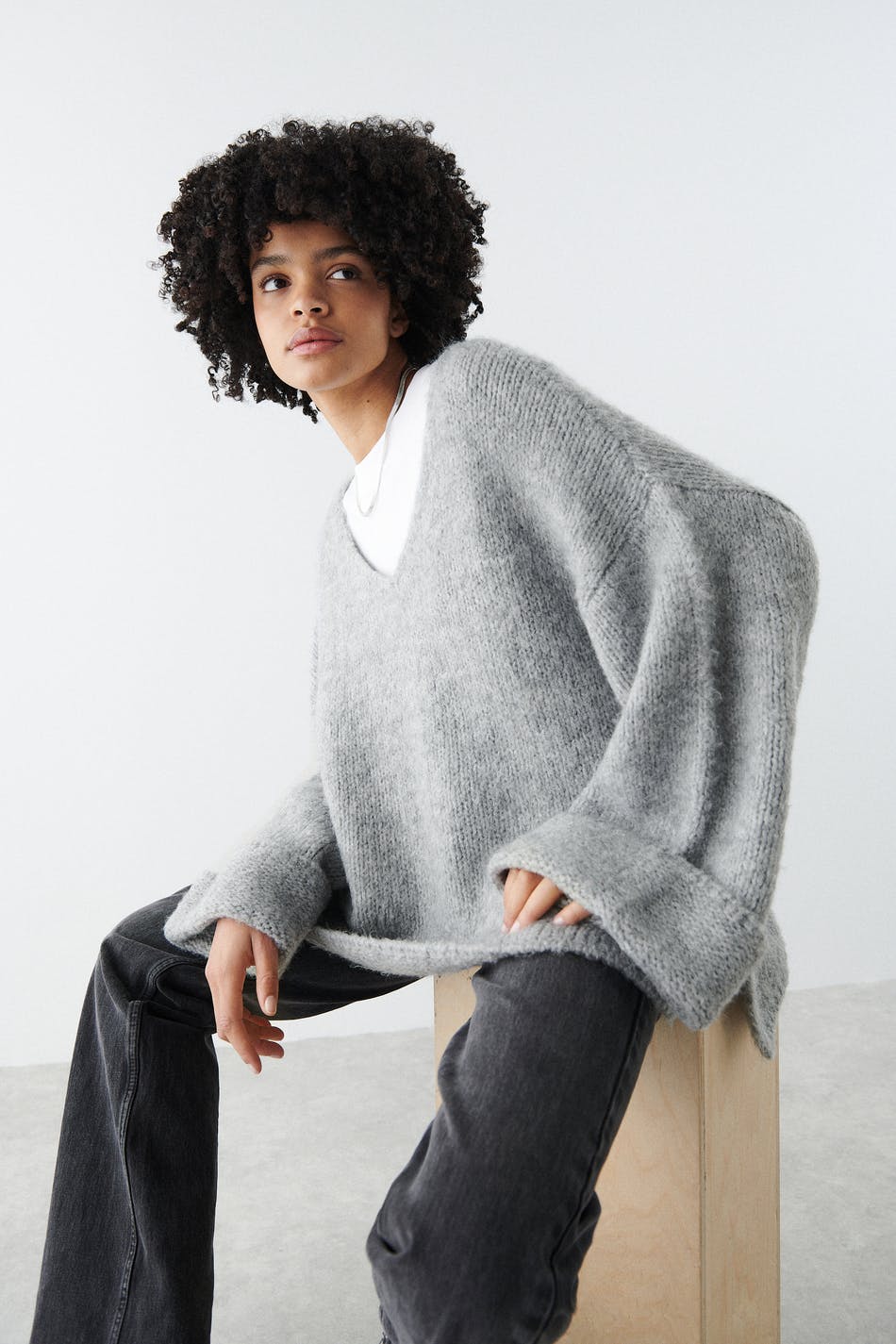 Sasha knitted sweater