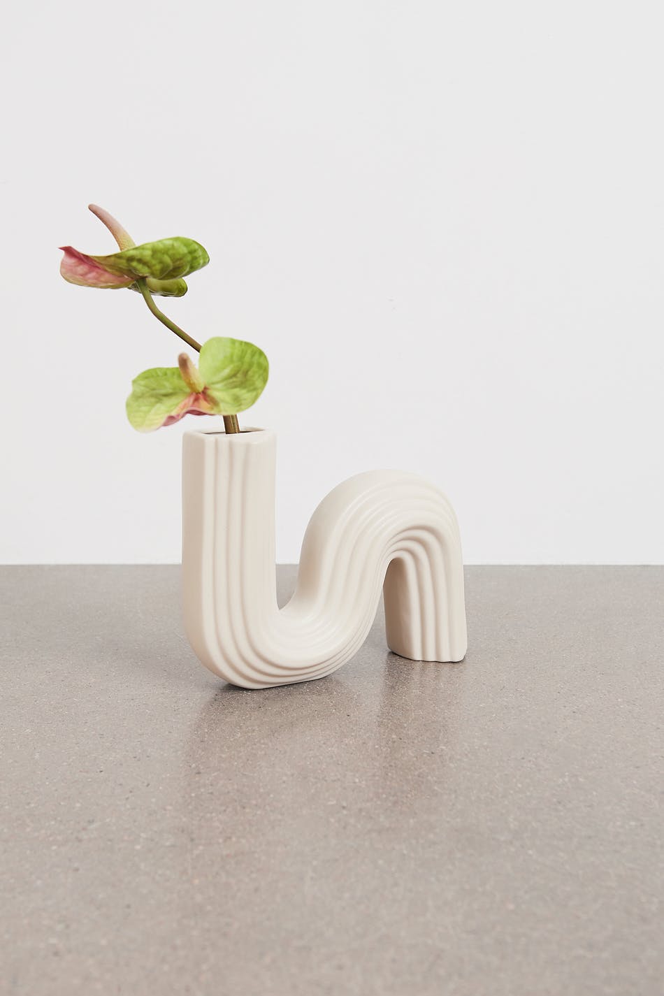 Gina Tricot - Curvy Trend Vase - Dekoration - Weiß - One Size - Damen