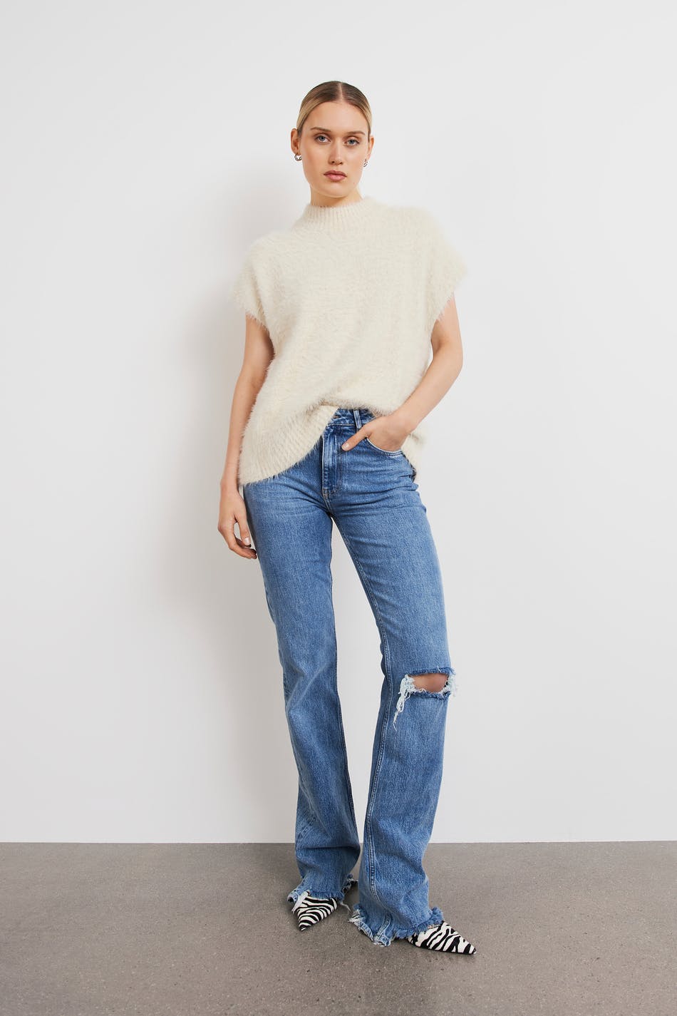 premium flare jeans