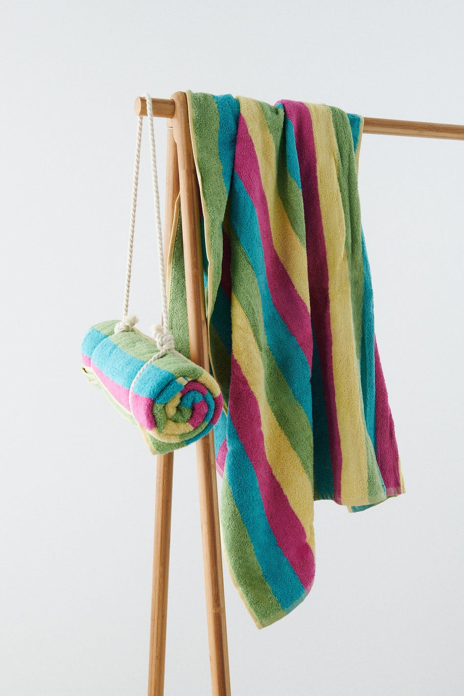 Gina Tricot - Gina Beach Towel - Textilien - Blau - One Size - Damen