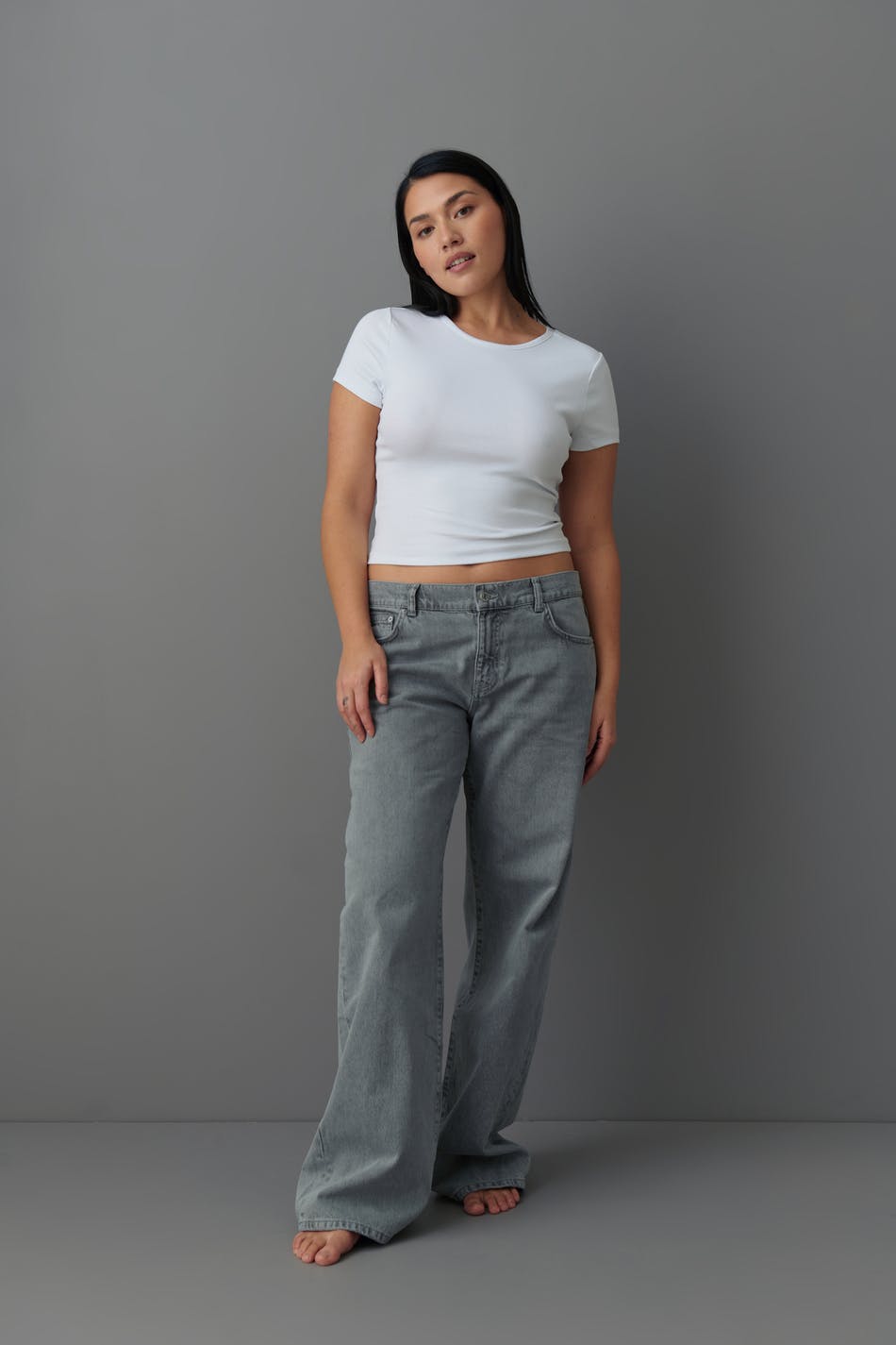 Fremmedgøre forsigtigt Hvor Low wide jeans - Gina Tricot