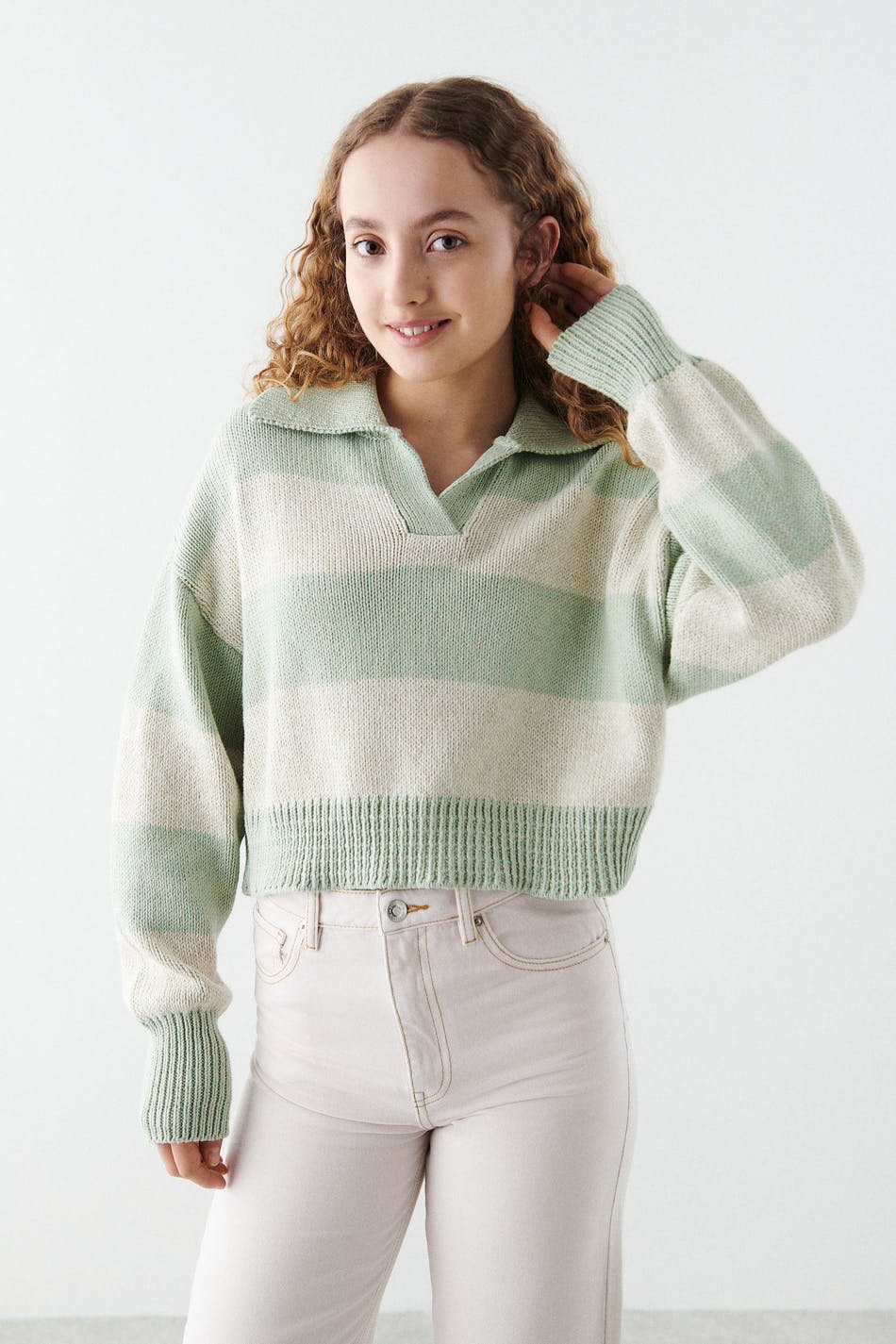collar sweater - Gina Tricot