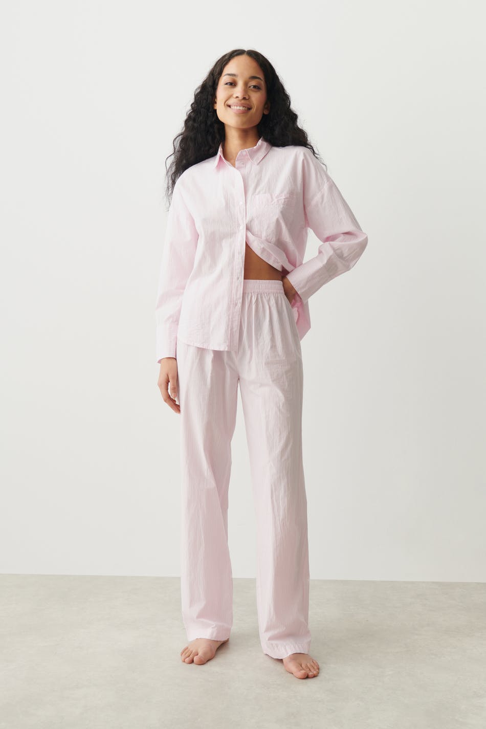 Klara pyjamas trousers - Rosa - Dame - Gina Tricot
