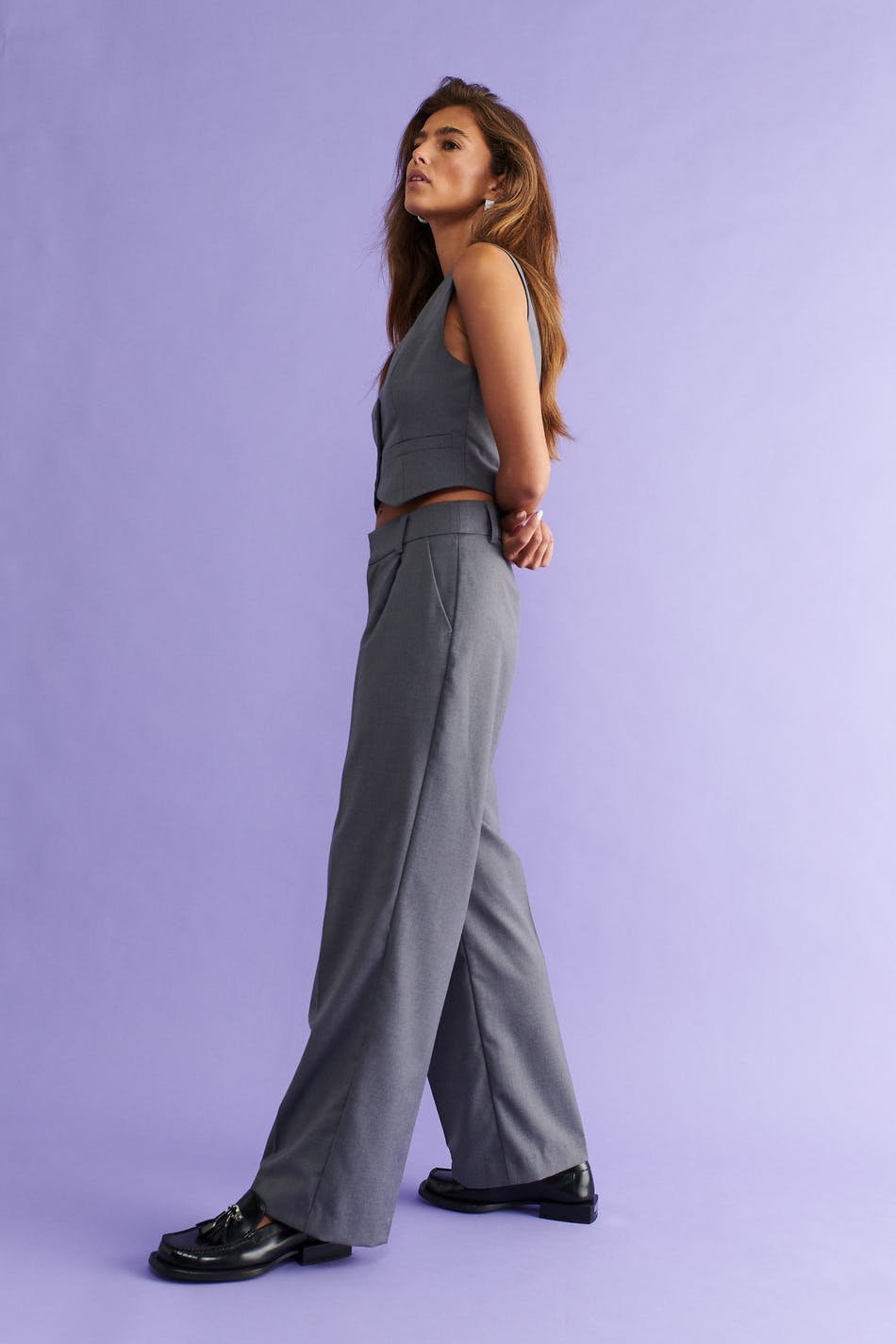 Lager ubetinget hylde Low waist trousers - Gina Tricot