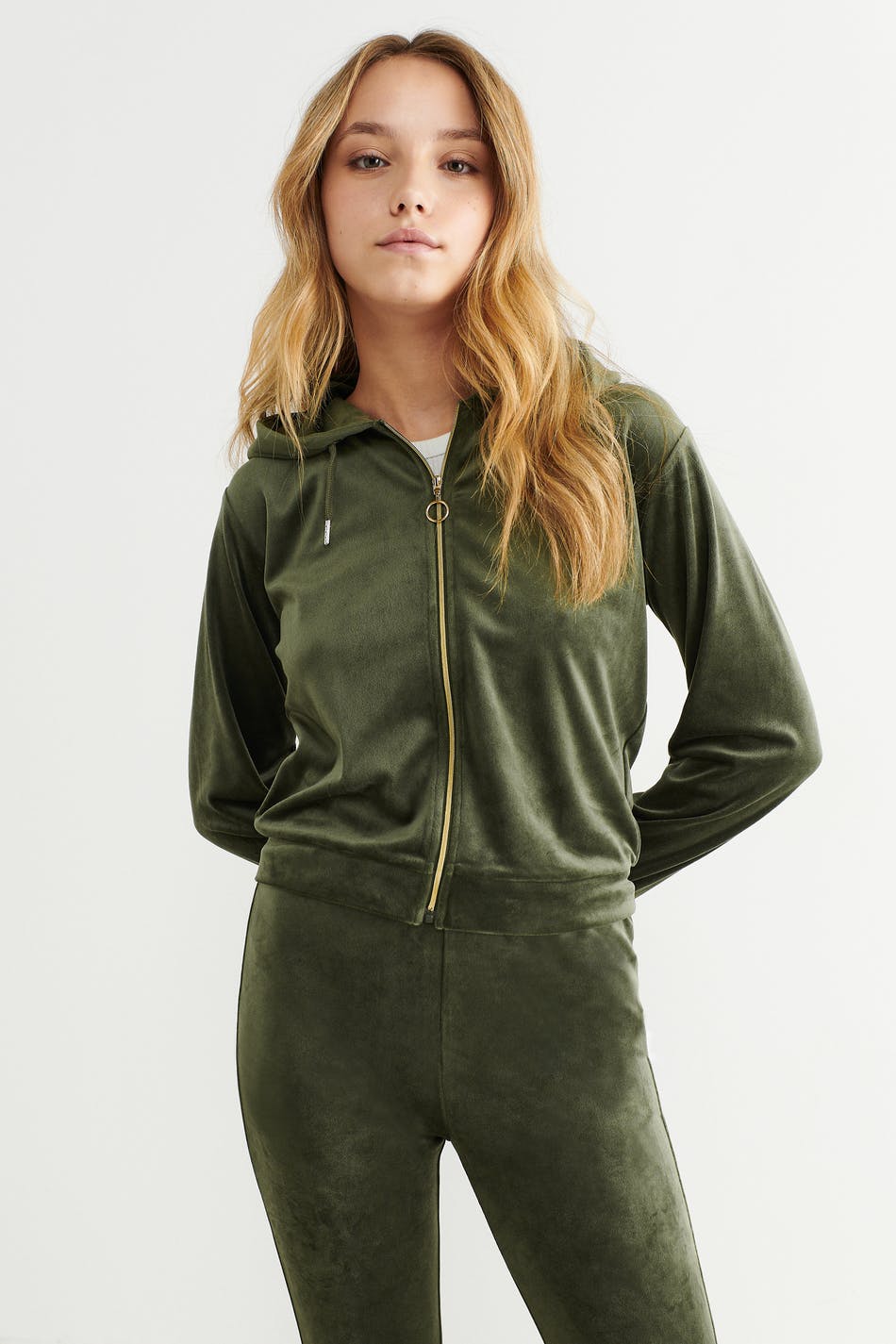 Gina tricot best sale hoodie velour