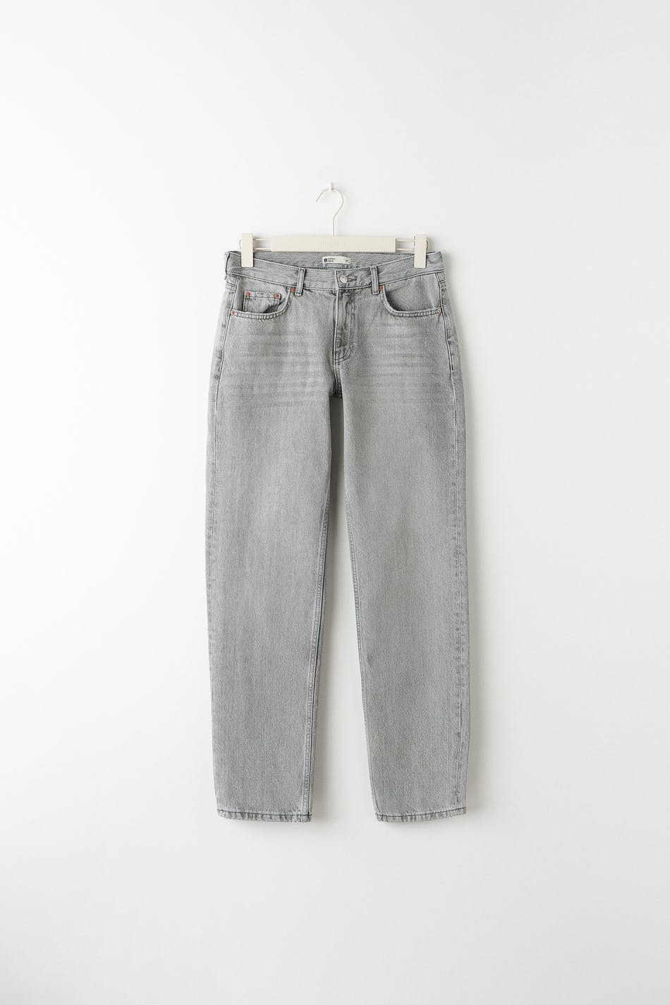 Low straight petite jeans - Grey - Women - Gina Tricot