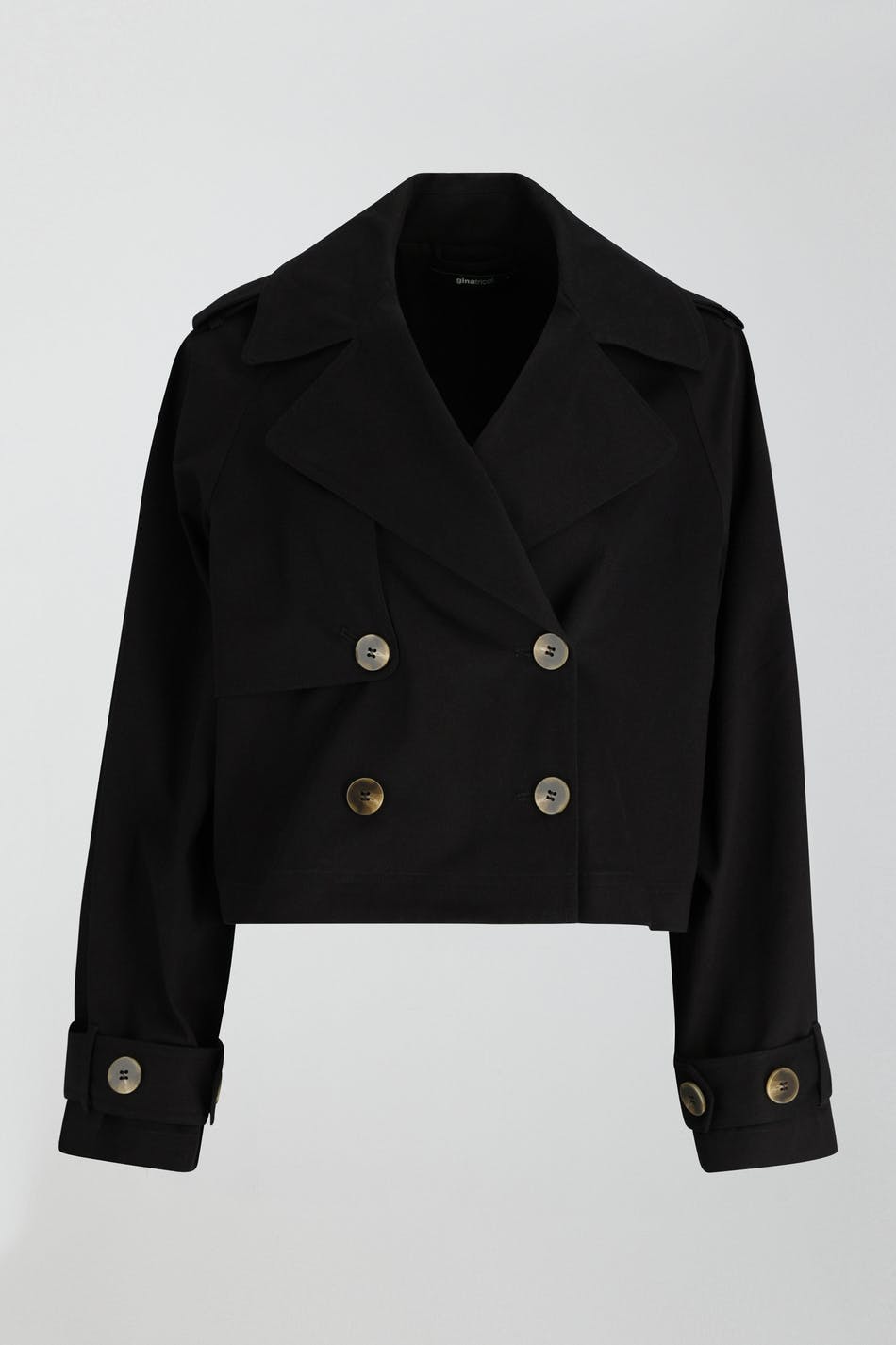 Short trench coat - Black - Women - Gina Tricot