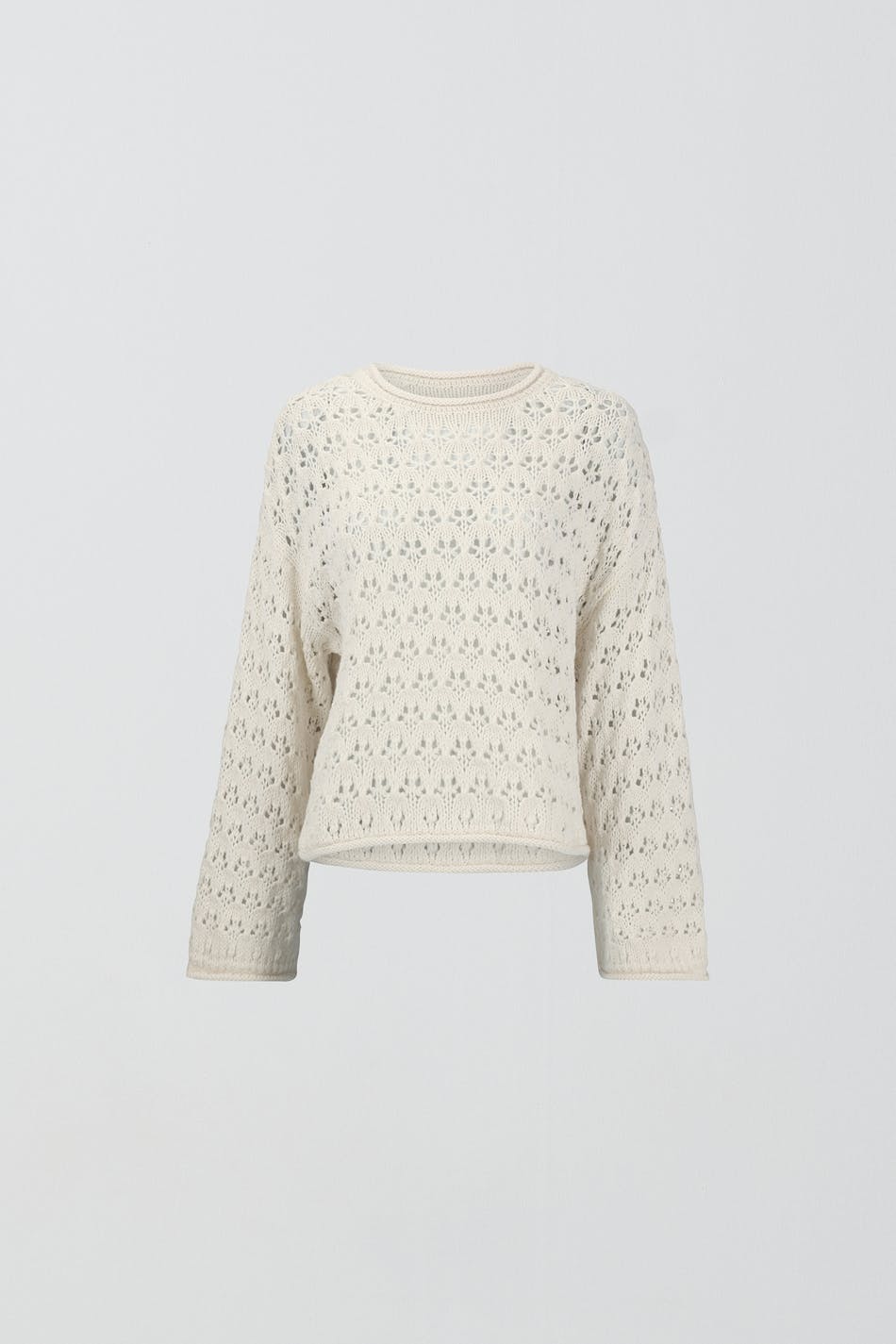 Knitted Openwork Sweater Gina Tricot