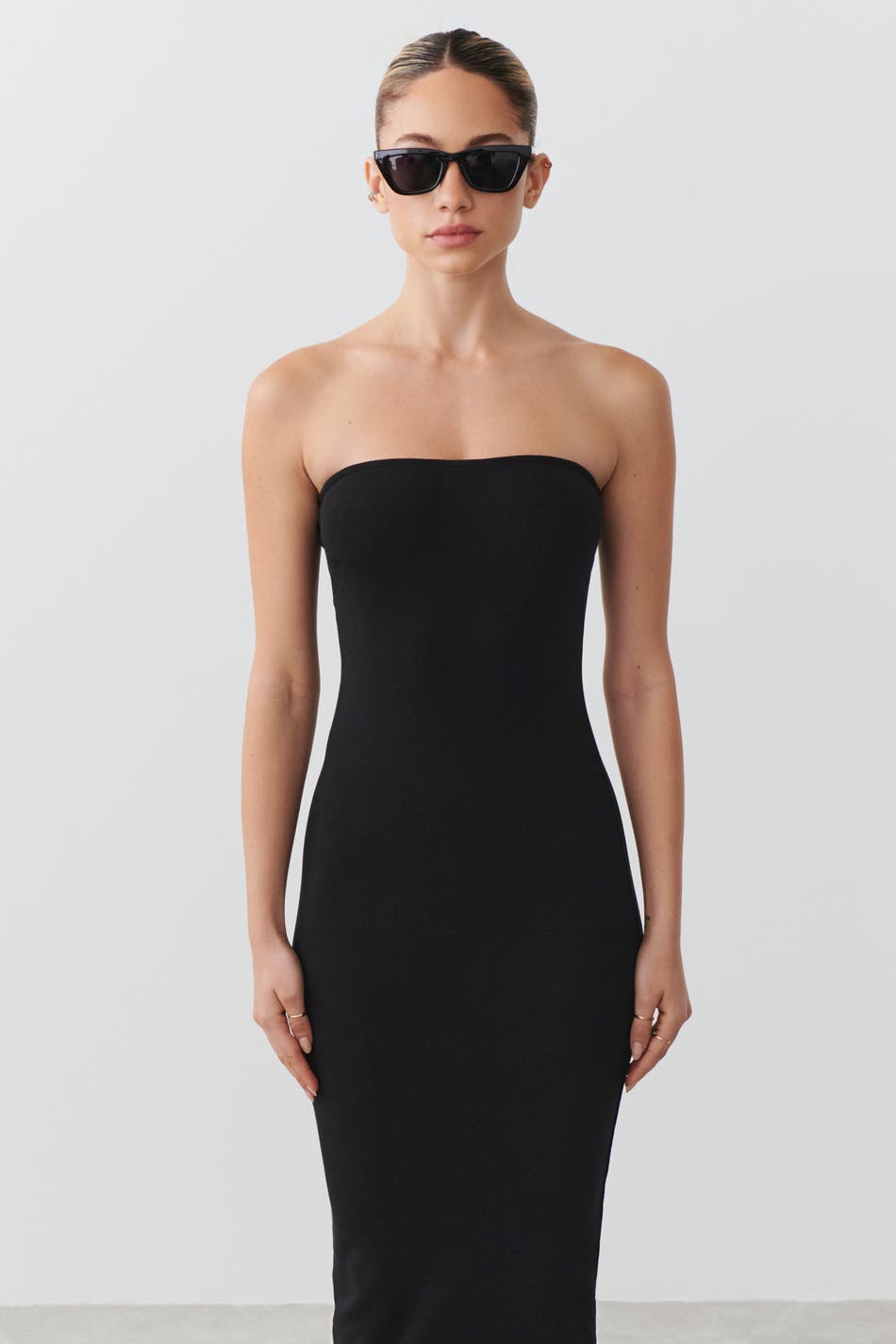 Tube dress Black Women Gina Tricot