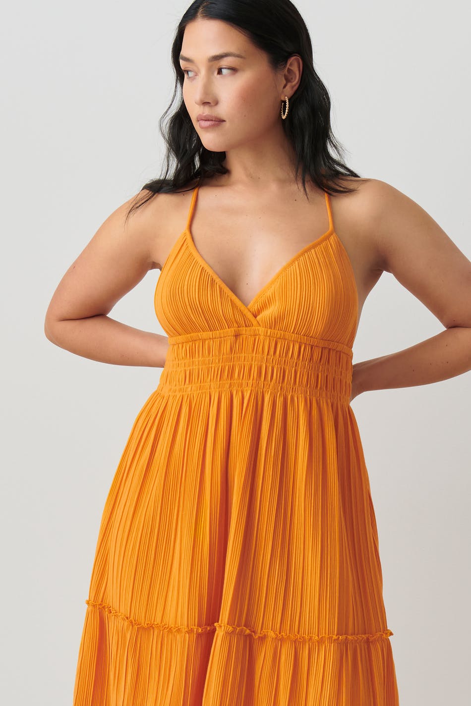 Gina Tricot TUBE DRESS - Shift dress - orange 