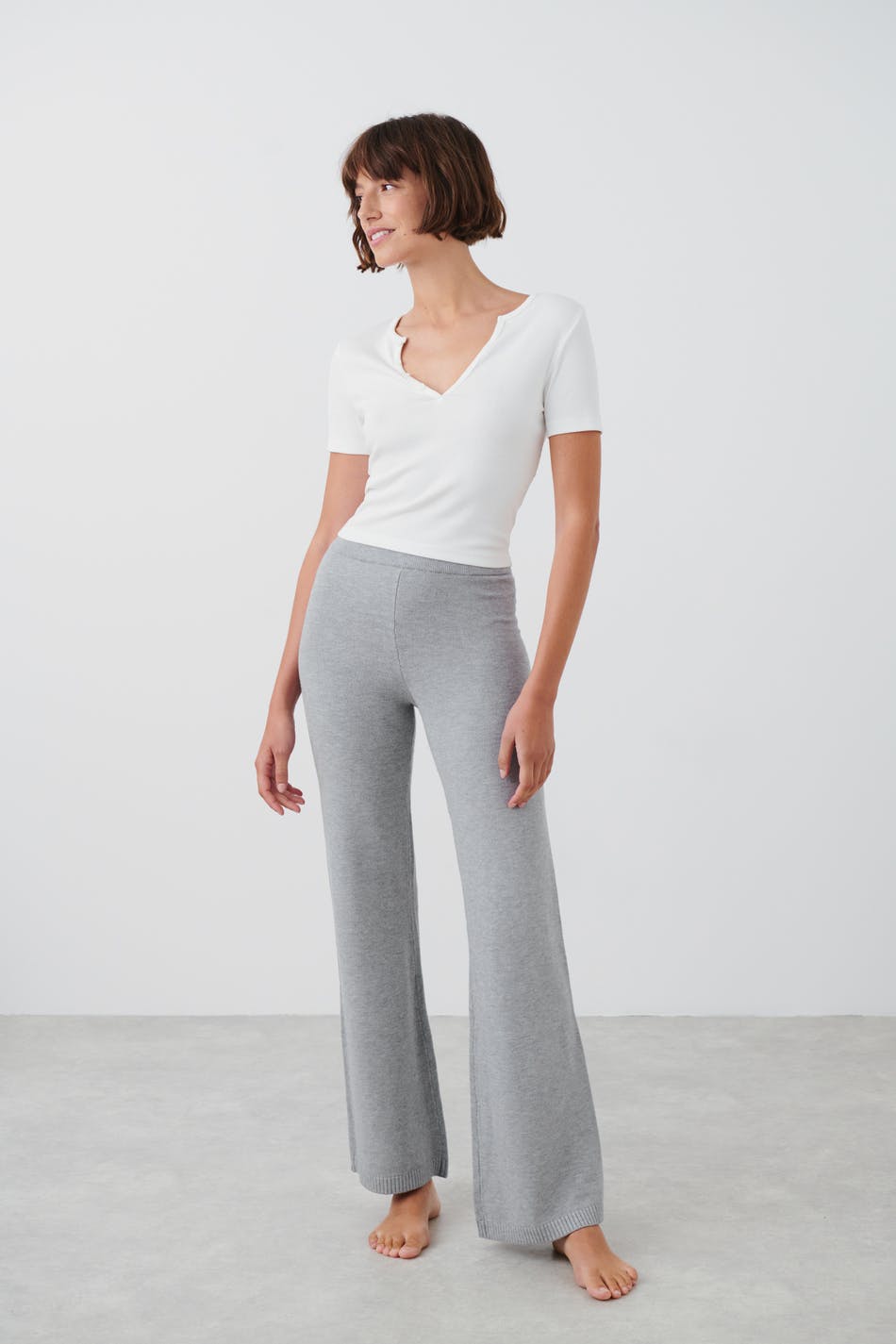 Gina Tricot - Homewear trousers - homewear - Grey - XL - Female
