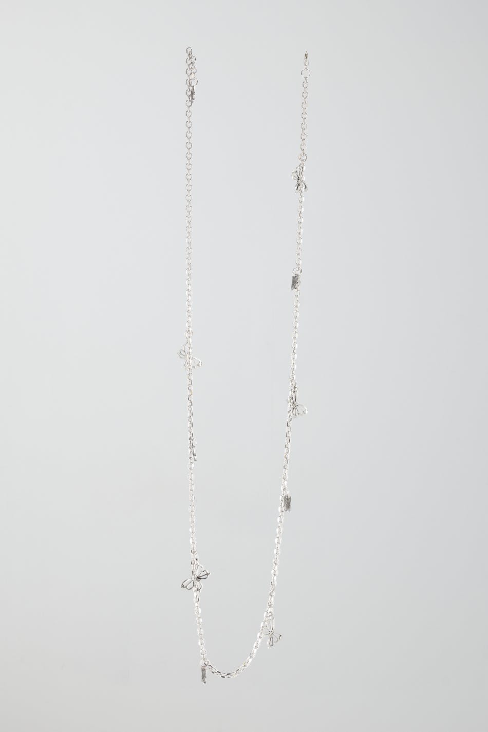 Läs mer om Gina Tricot - Butterfly chain belt - halsband - Silver - M/L - Female