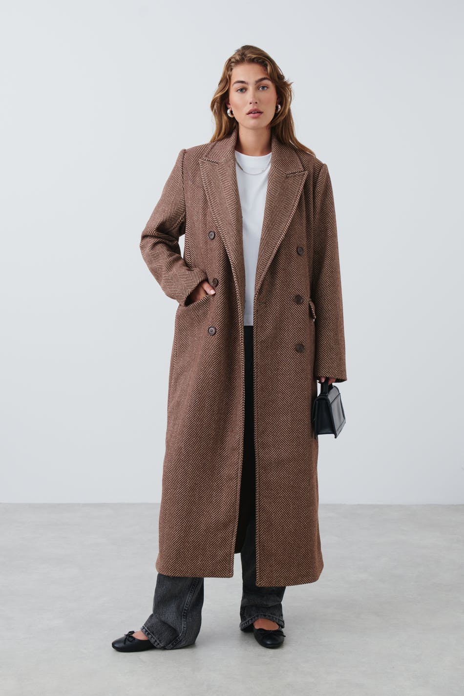 Läs mer om Gina Tricot - Tailored coat - kappor - Brown - XS - Female