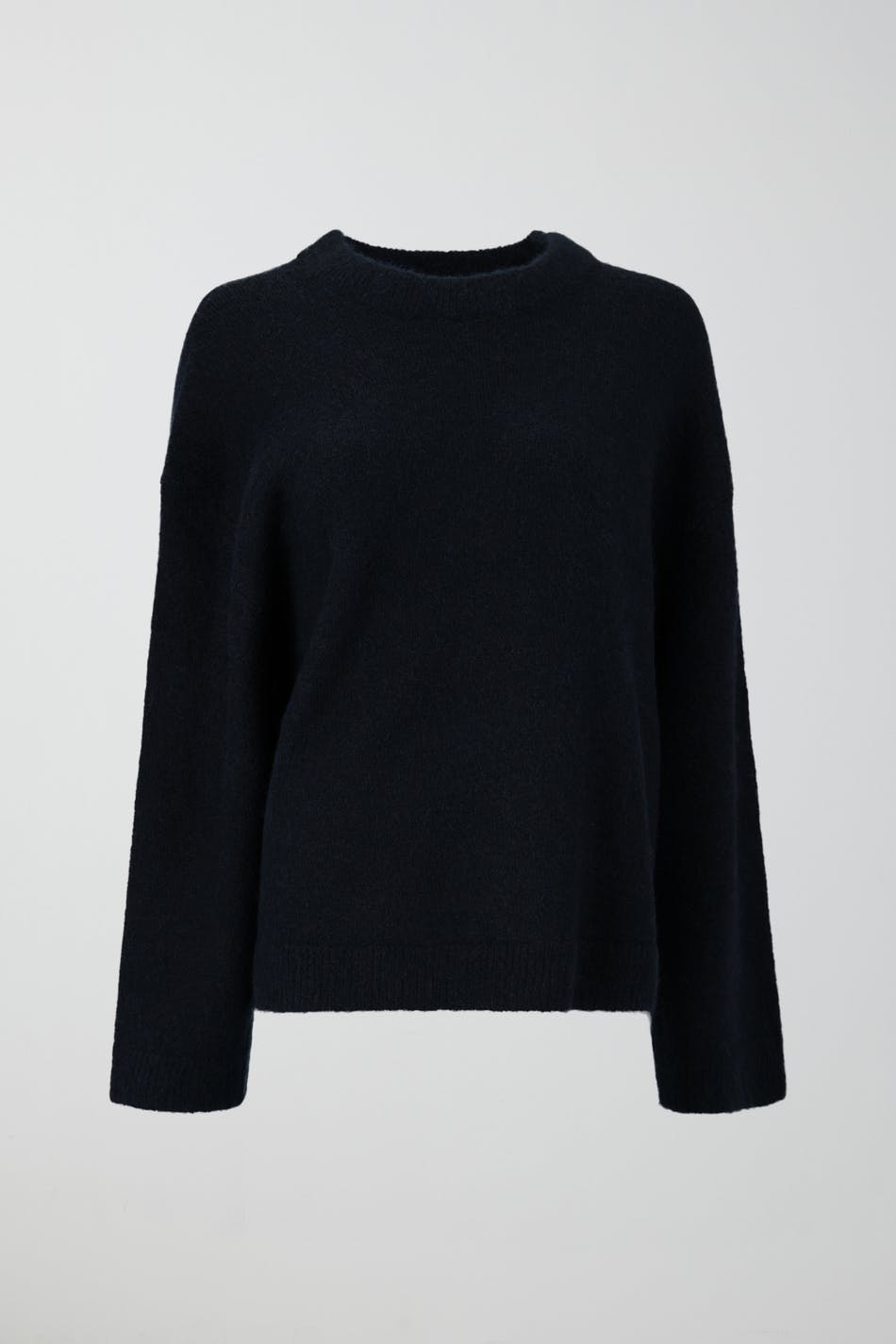 Crew neck knitted sweater - Gina Tricot
