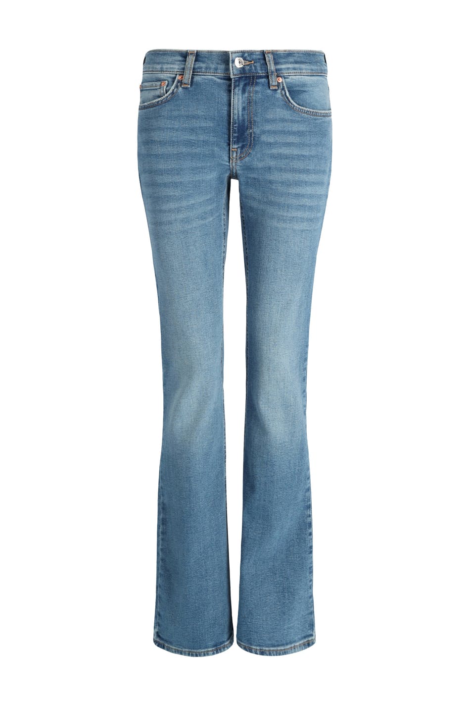 Low waist tall bootcut jeans - Blue - Women - Gina Tricot