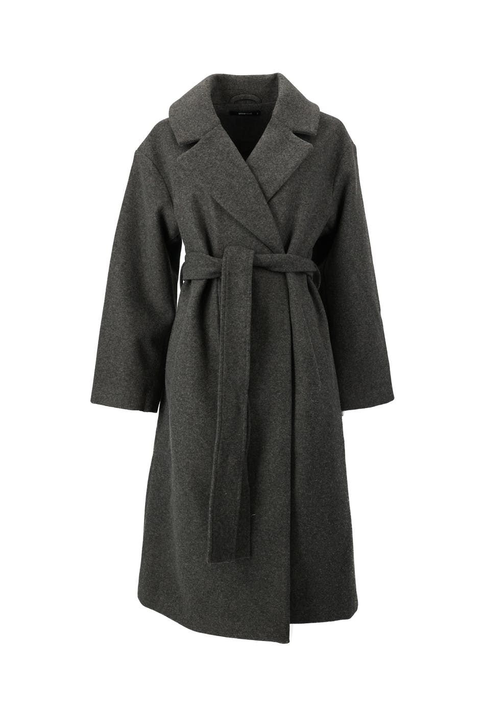 Ladies long belted coat sale