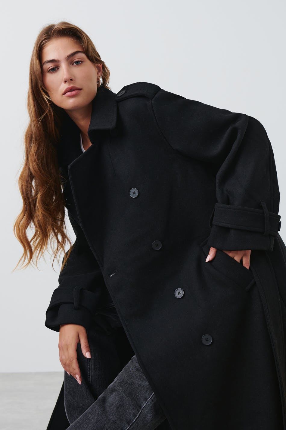 Black Winter Hooded Wool Coat Women, Asymmetrical Midi Wool Coat, Full  Skirt Coat, Hooded Swing Coat, Autumn Winter Outwear, Xiaolizi K1121 