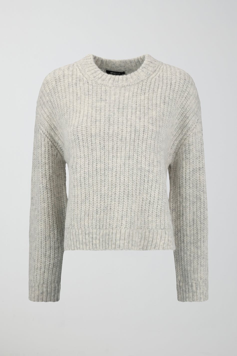 Knitted sweater - Grey - Women - Gina Tricot