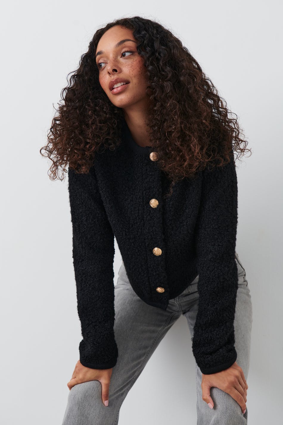 Läs mer om Gina Tricot - Soft jacket - jackor - Black - XL - Female