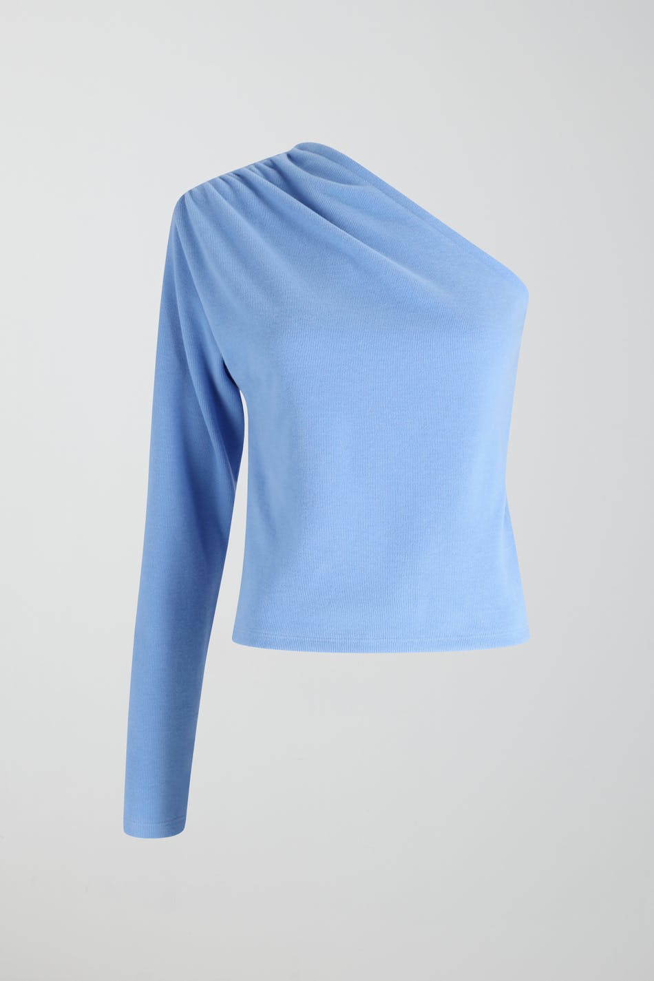 One shoulder top - Blue - Women - Gina Tricot