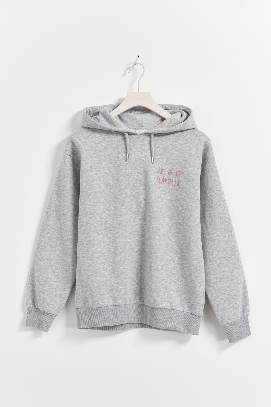 Gina Tricot - Y basic hood - young-tops - Grey - 158/164 - Female