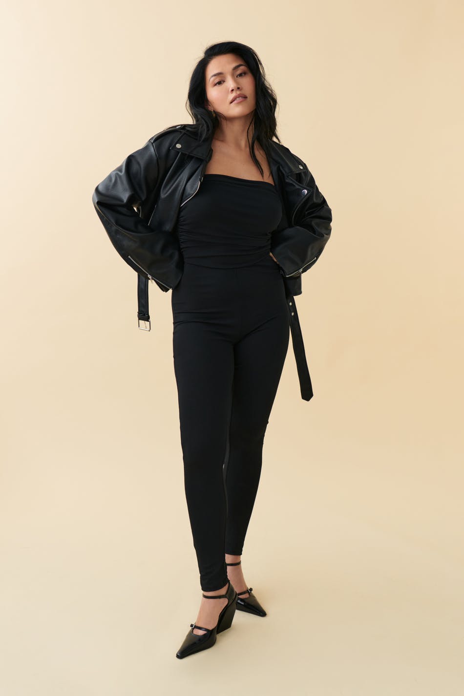 Tube jumpsuit - Gina Tricot - Jumpsuits - Black - XL - Female