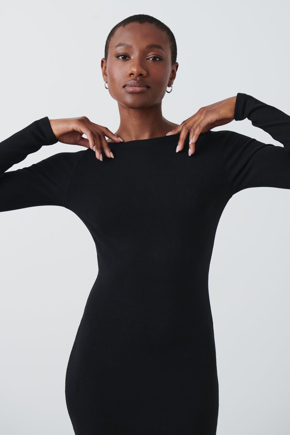 Bodycon maxi dress - Black - Women - Gina Tricot