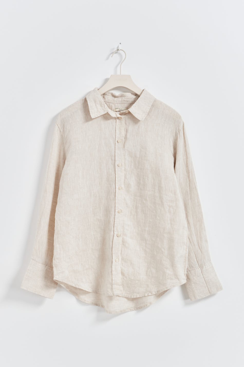 Linen shirt - Beige - Women - Gina Tricot