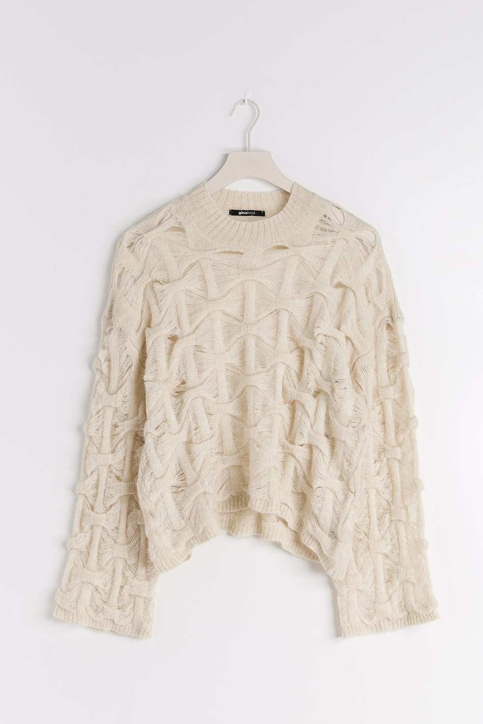 Open Work Knitted Sweater Gina Tricot