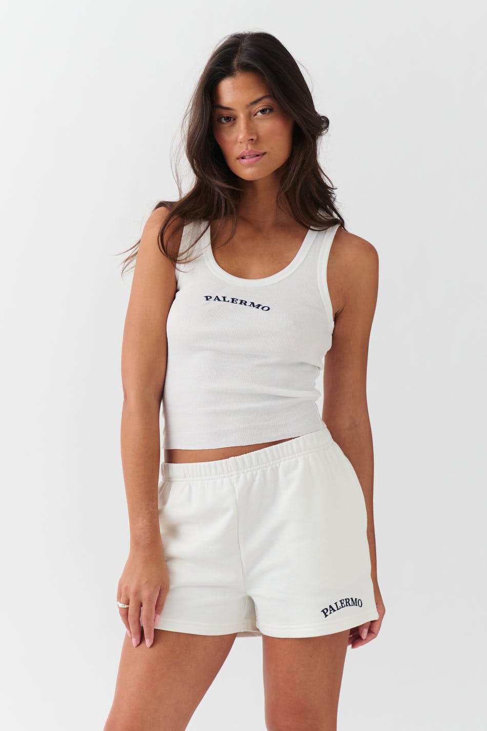 Gina Tricot - Sweat shorts - sweat shorts- White - S - Female