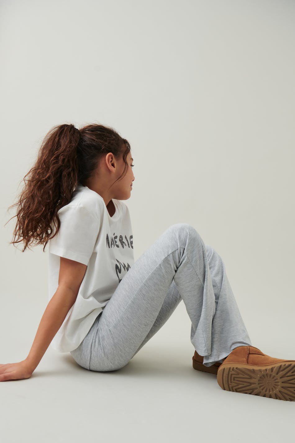 Gina Tricot - Yoga leggings - young-yoga-pants - Grey - 134/140 - Female